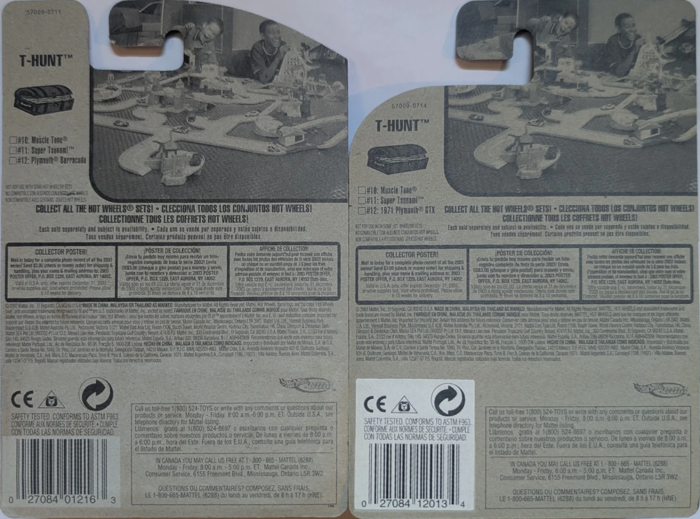 💥TREASURE HUNT💥 Hot Wheels '03: Muscle Tone (x2) - photo 2