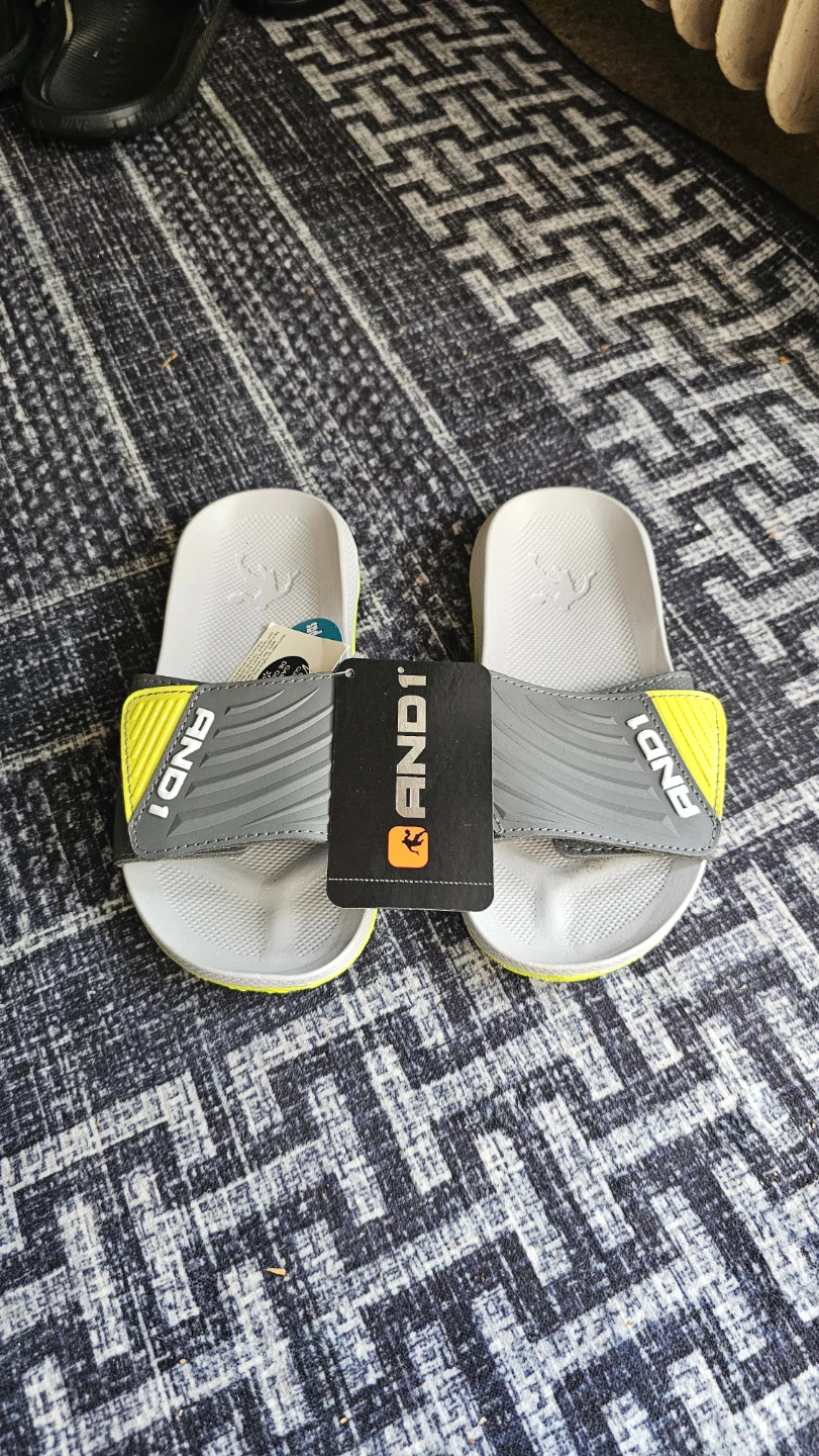 AND1 Boys Slide Sandals Size 13/1 New Never Worn