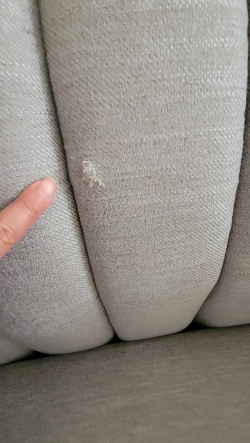 Grey 3-Seater Sofa Brand new with issue - photo 4
