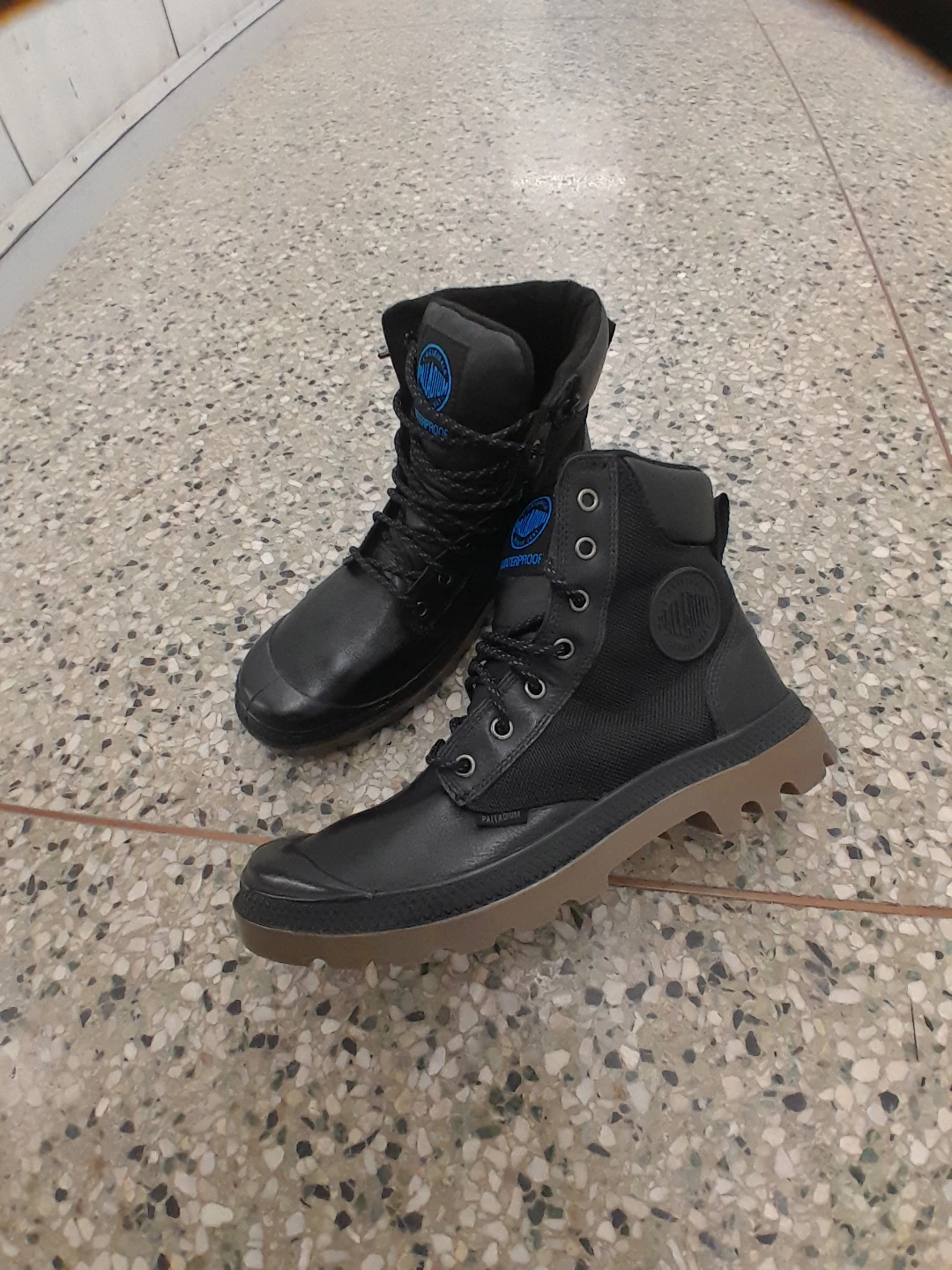 Palladium Waterproof Boots Black Men's Size 8.5