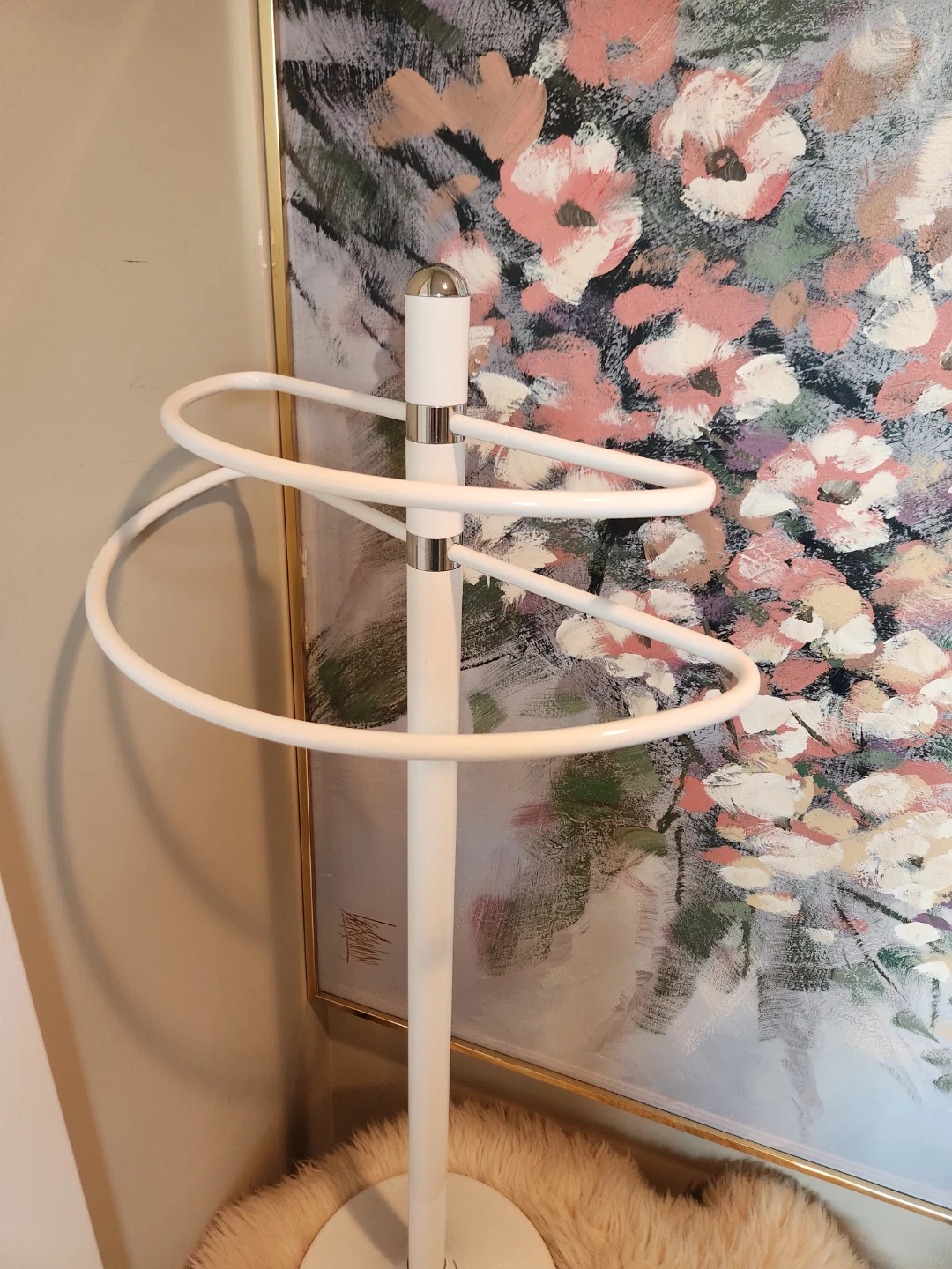 RARE FIND VINTAGE metal umbrella Stand or clothing  rack - photo 5