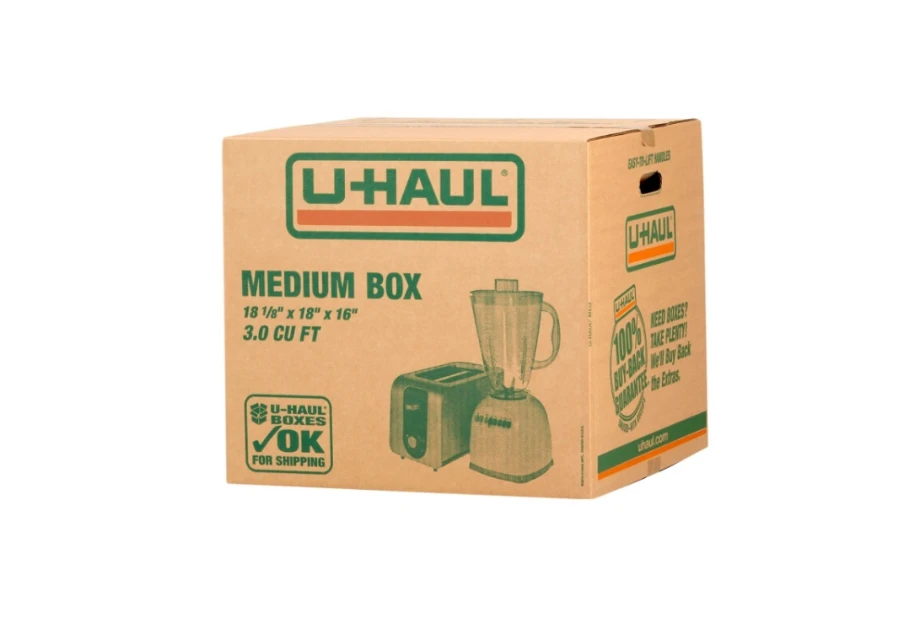 U-Haul Medium Moving Box 18" x 18" x 16"