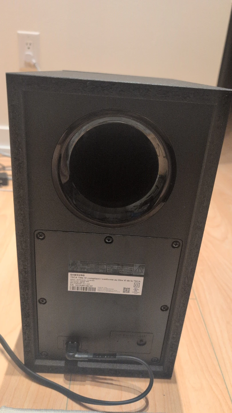 Samsung TSCA Title VI Subwoofer - photo 4