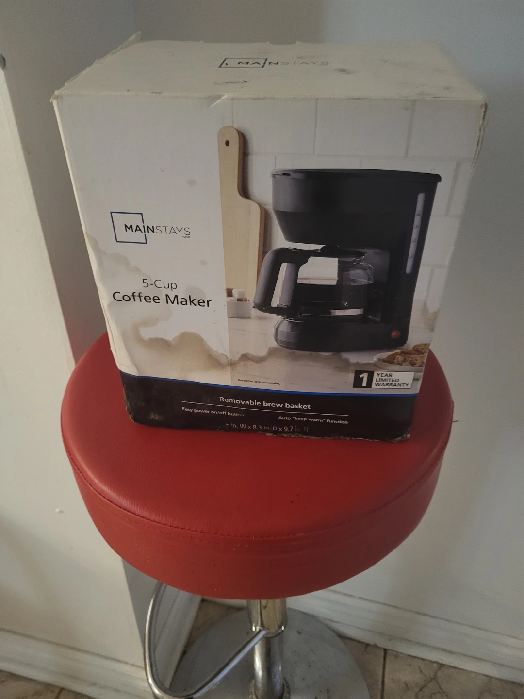 Mainstays 5-Cup Coffee Maker