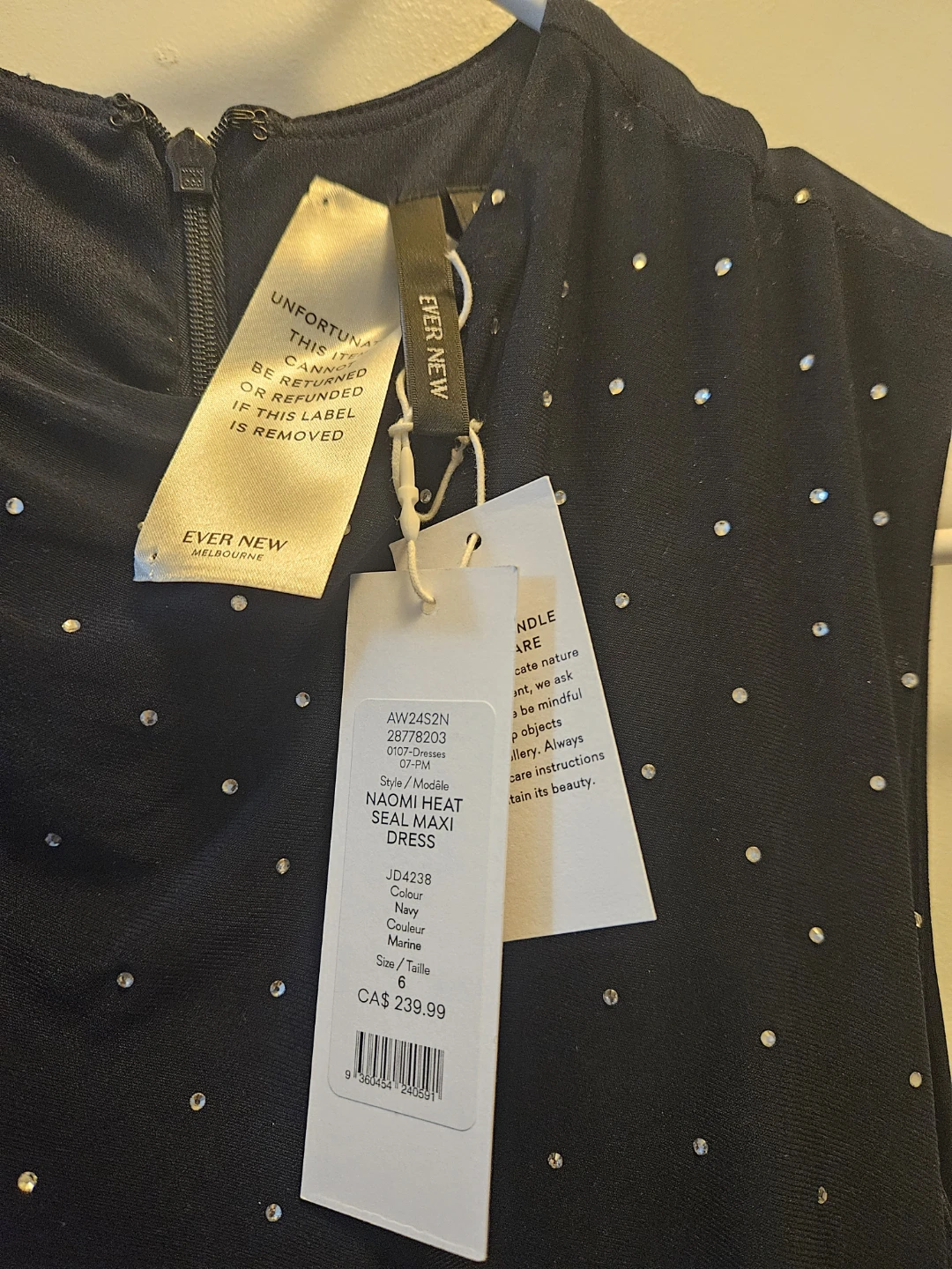 Ever New Naomi Heat Sequin Maxi Dress Navy Size 6 - photo 2