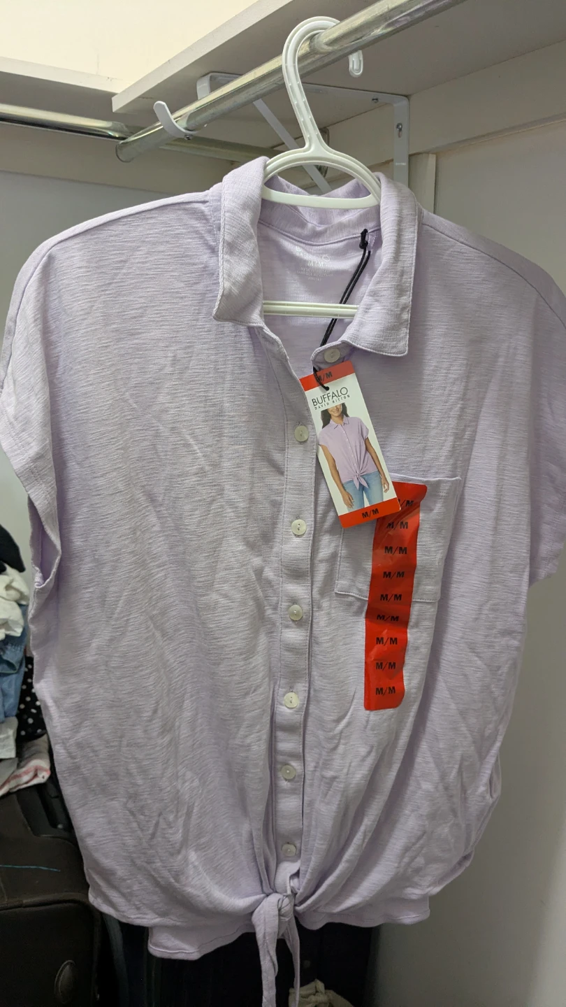 Buffalo David Bitton Lilac Button-Up Shirt - photo 3