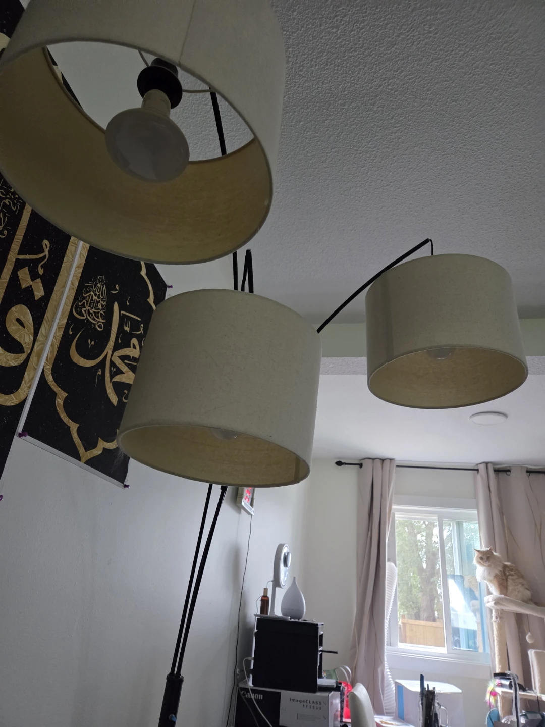 Arc Floor Lamp with 3 Shades