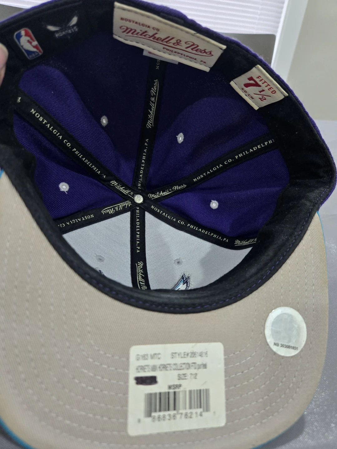Mitchell & Ness Charlotte Hornets Fitted Baseball Cap - photo 3