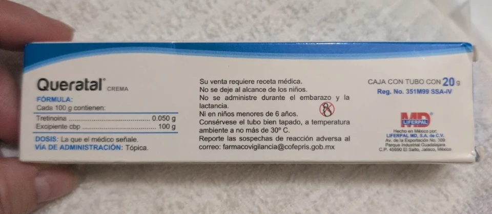 Queraltal Tretinoin Cream 0.05% 20g - photo 2