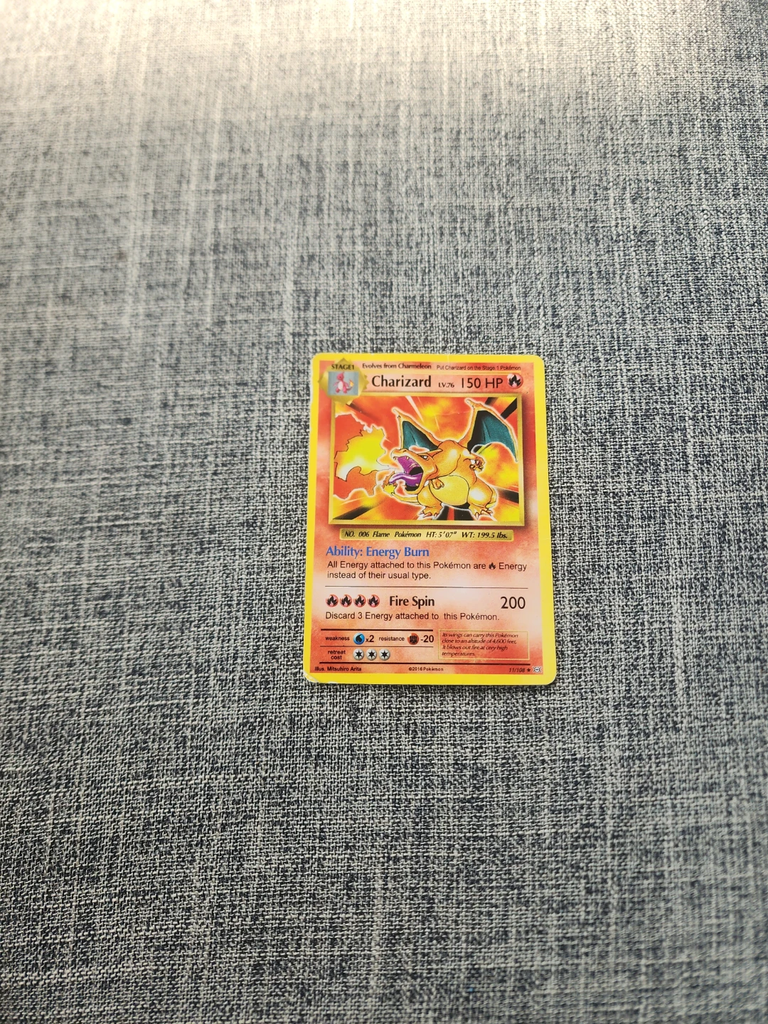 Pokémon Charizard EX TCG Card