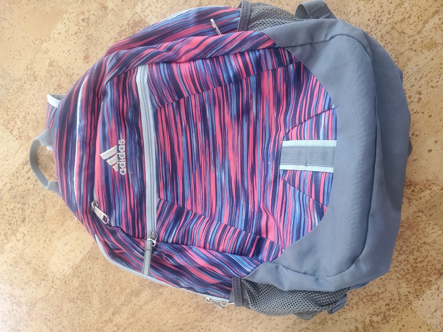 Adidas Backpack - Pink/Blue Stripes - photo 3