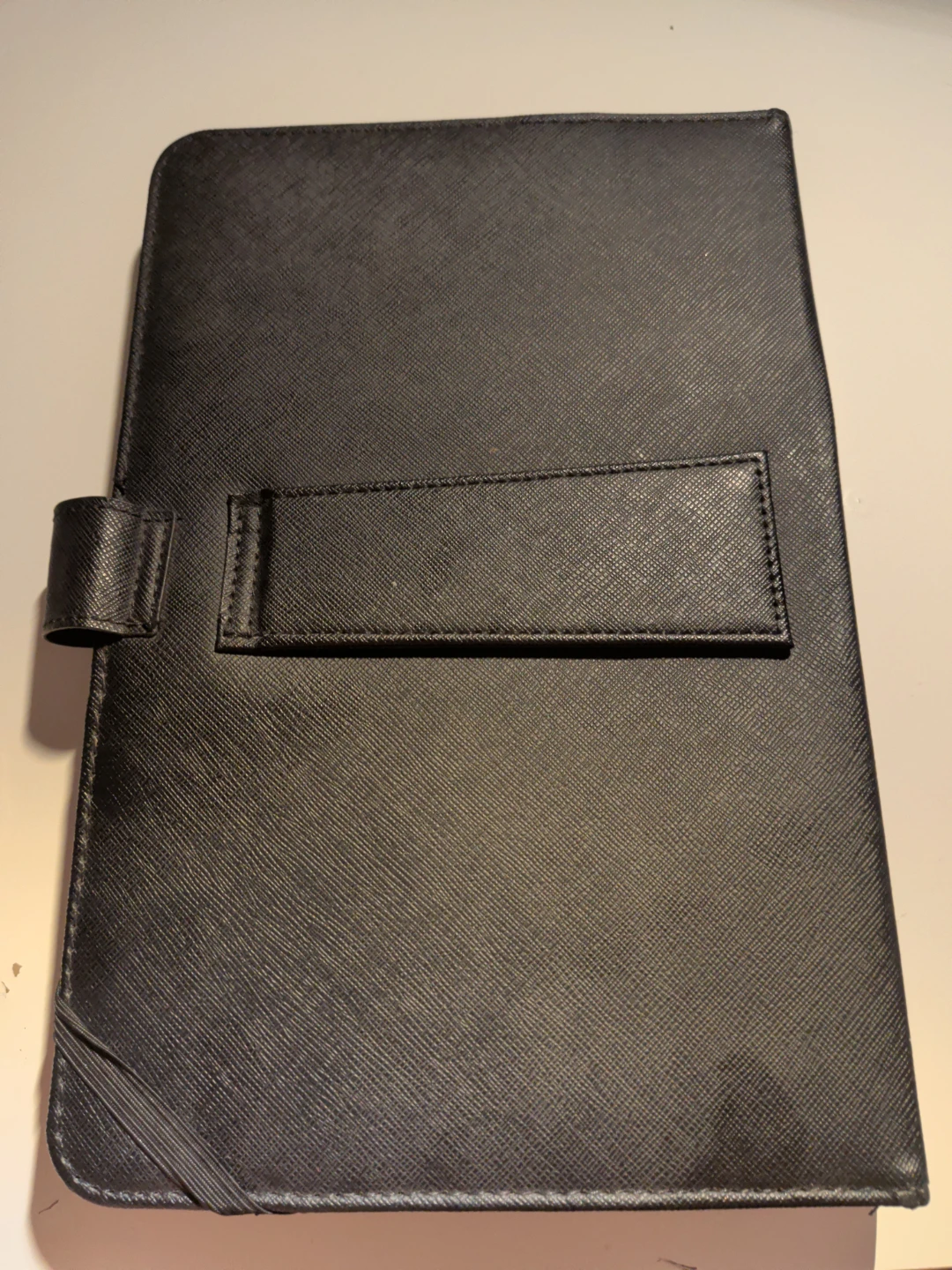 Black Faux Leather Tablet Case with Keyboard - photo 5