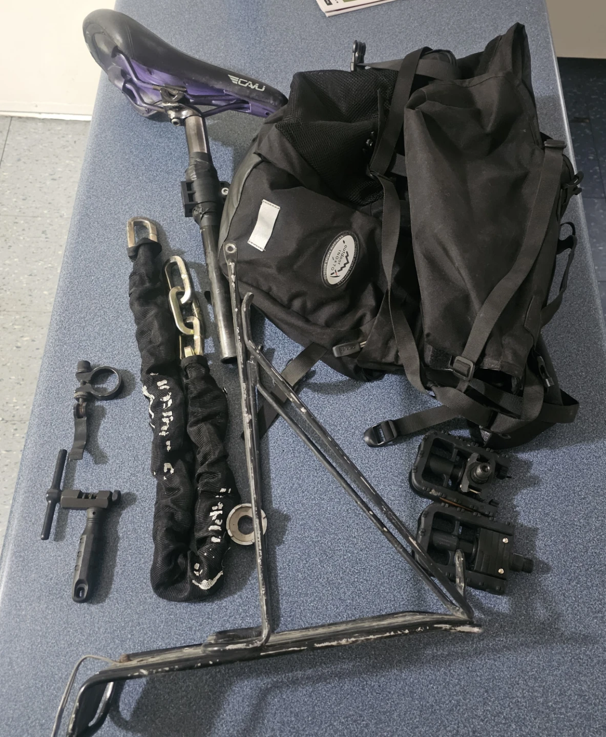 Complete Bicycle Touring Setup: Pannier Bag, Seat, Lock & More