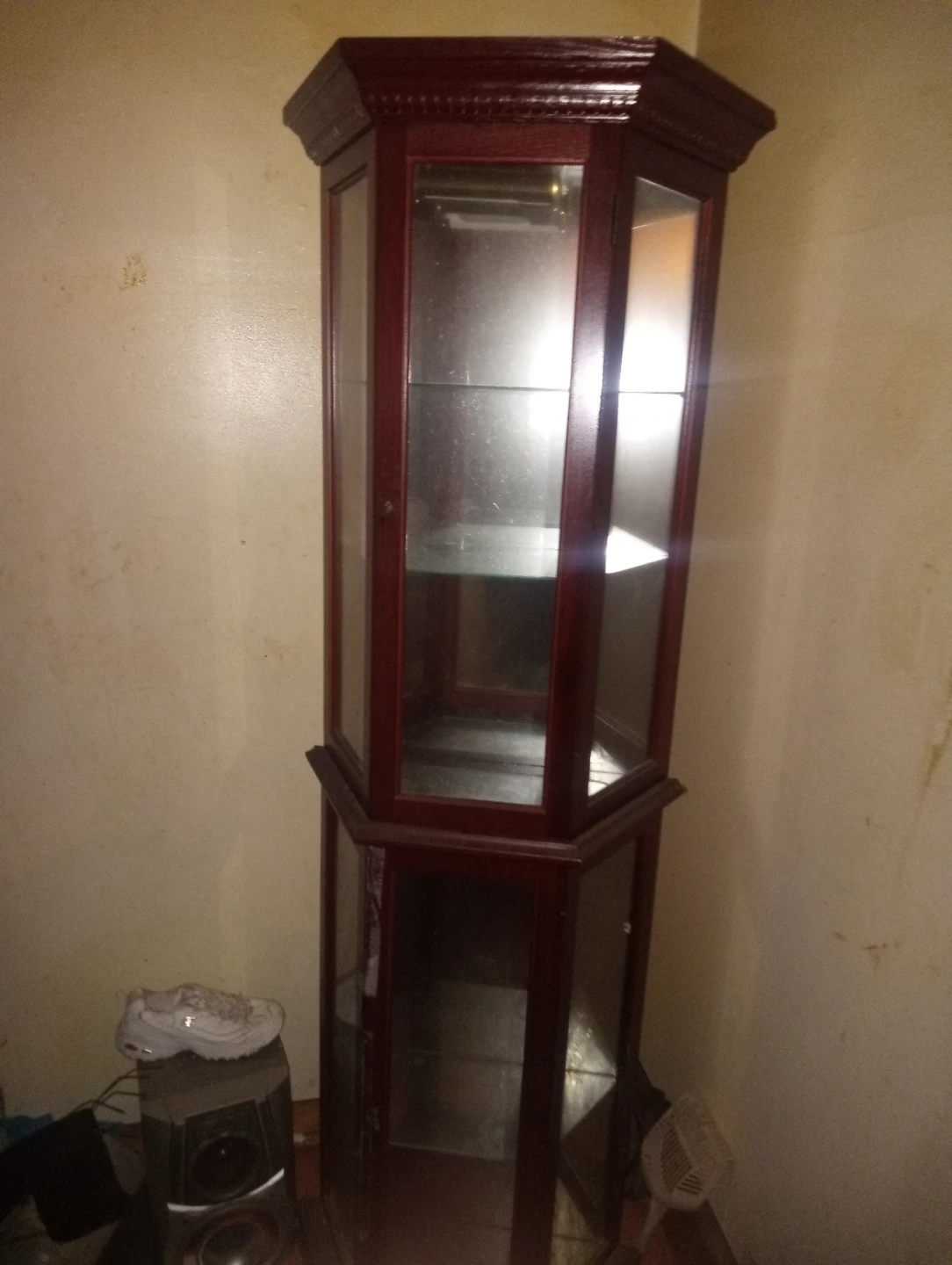 Wooden Curio Display Cabinet - photo 2