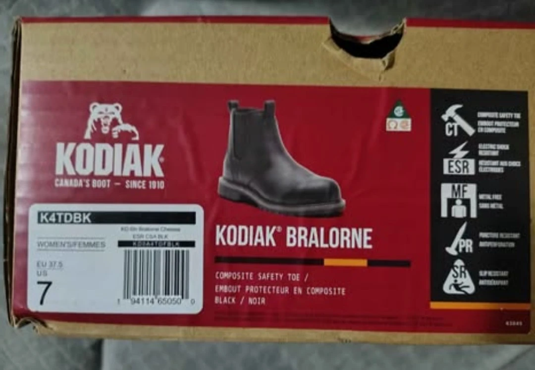 CSA Approved Safety Boots - 7US Women's - photo 3