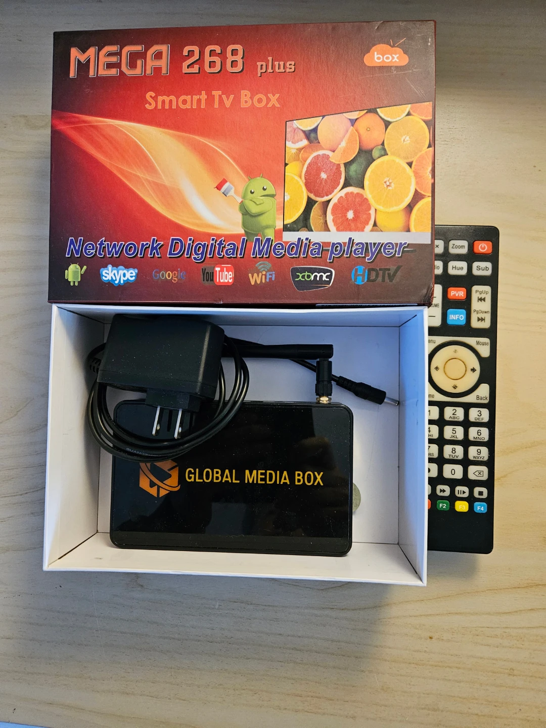 MEGA 268 plus Smart TV Box Network Digital Media Player