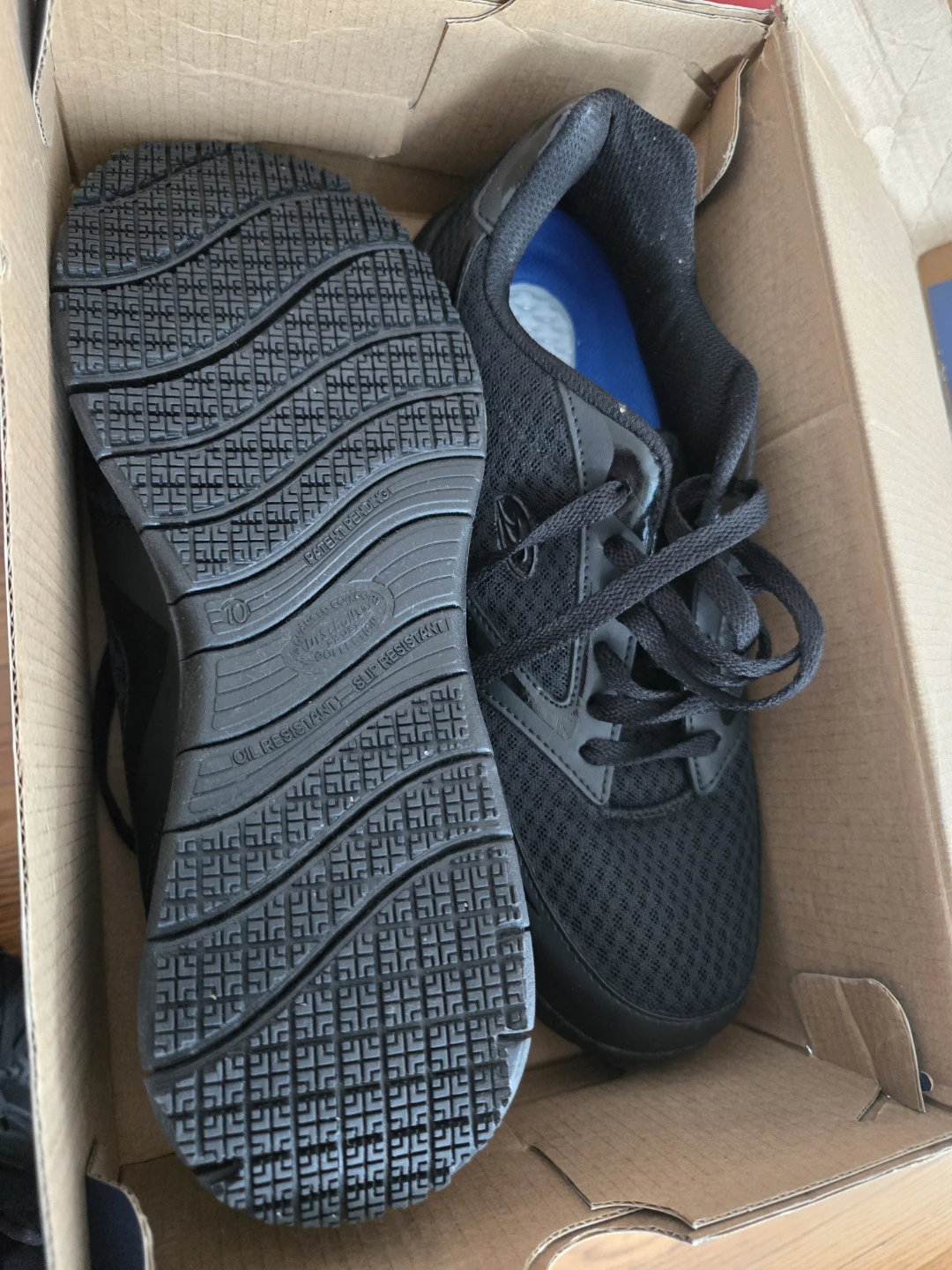 Mew black Anti slip Dr. Scholls "Careers" shoes.
