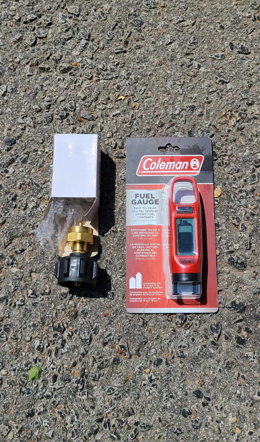 $8/EA Camping Propane Gauge & Propane Refill Adapter