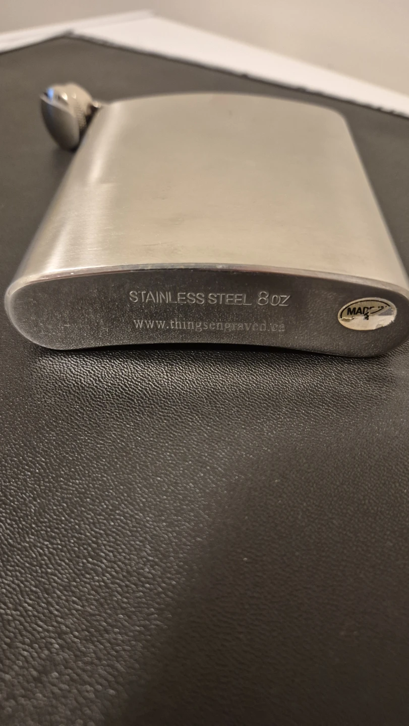 Stainless Steel Flask - 8 oz - photo 5