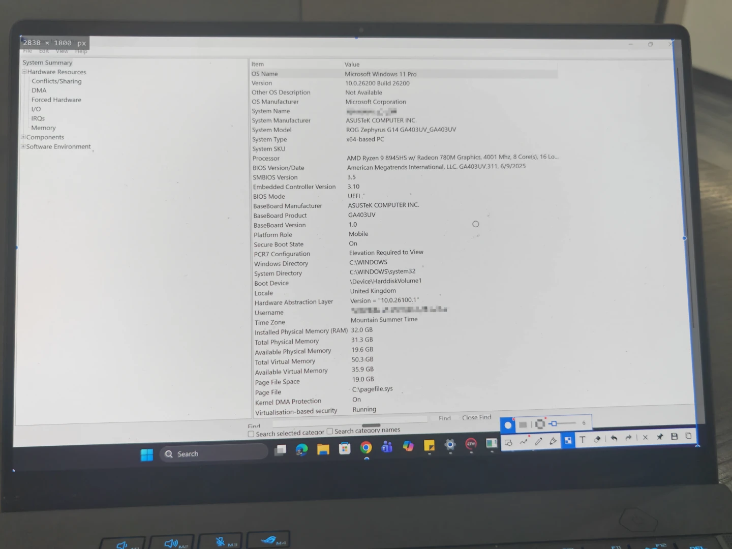 ASUS ROG GA403U - photo 2