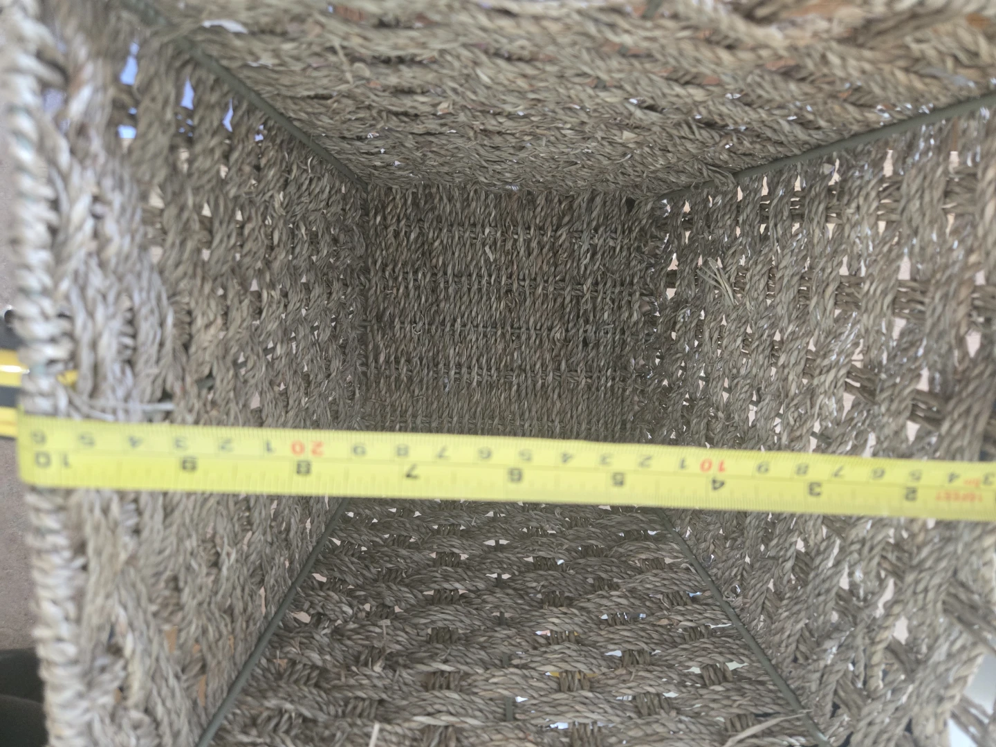 Wicker Storage Basket 10" tall - photo 5