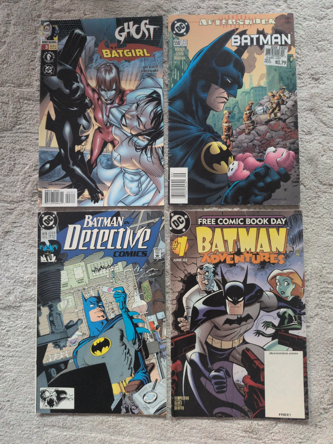 Lot of 4 DC Batman Comic Books