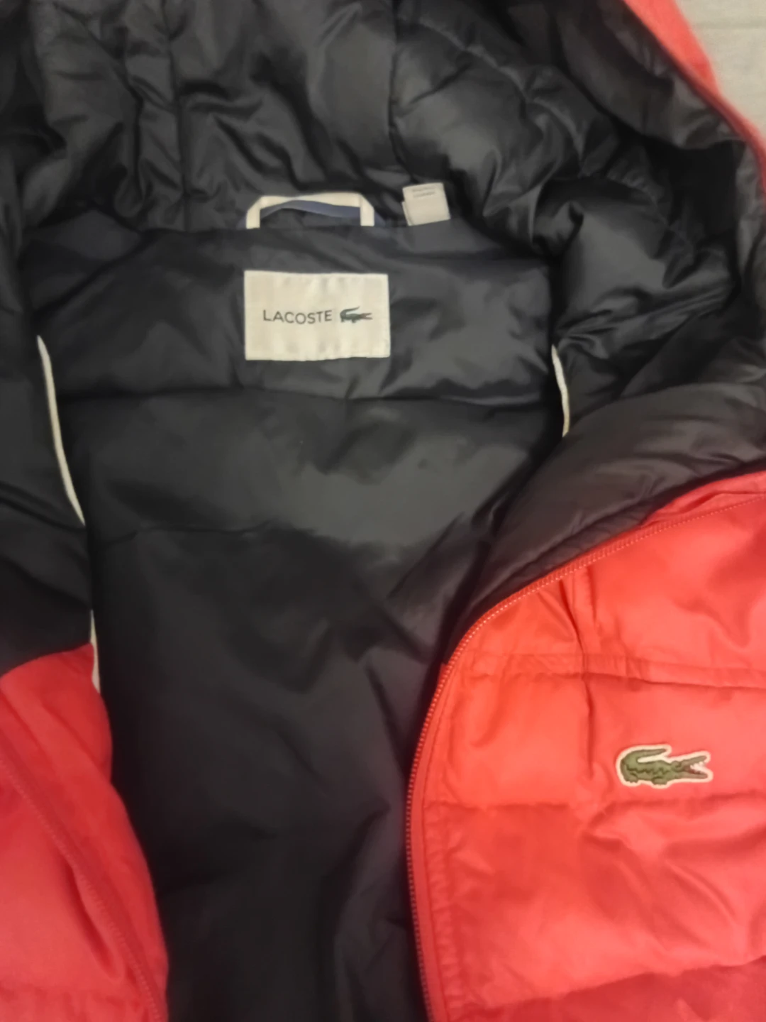 Red Lacoste Puffer Vest - photo 2