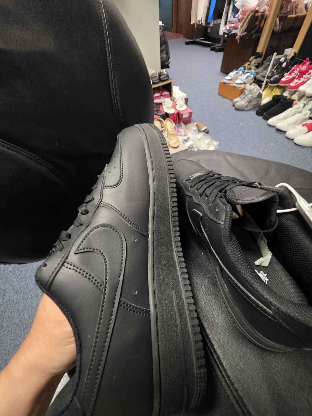 Nike Air Force 1 Low Black Men's Shoes - photo 3