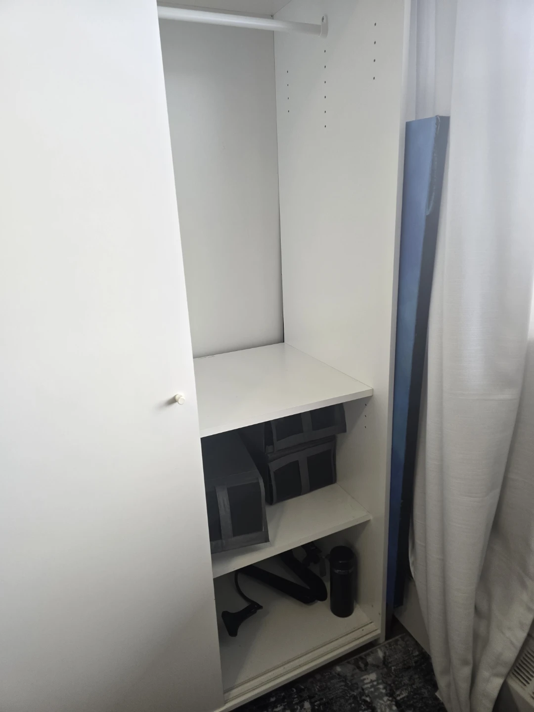 White Sliding Door Wardrobe - photo 2