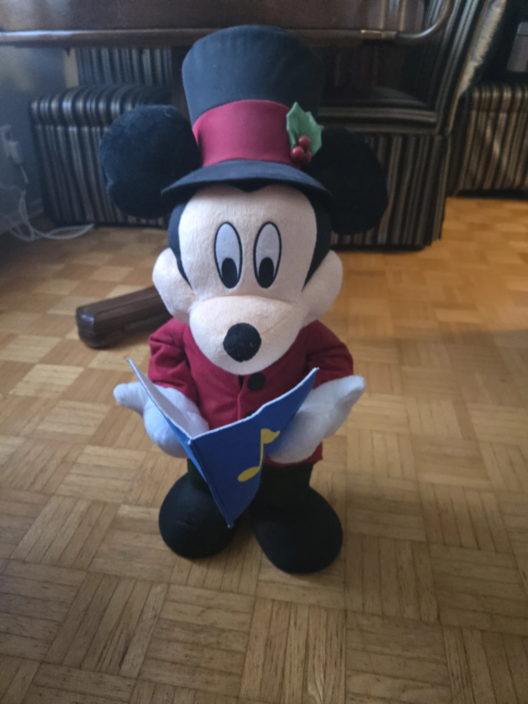 Disney Mickey Mouse Caroler Plush Toy
