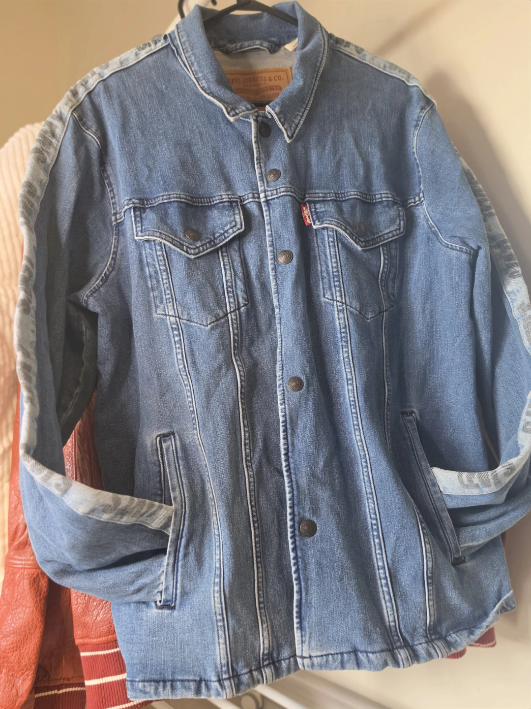 Levi Strauss & Co. Denim Jacket with Logo Sleeves - photo 2