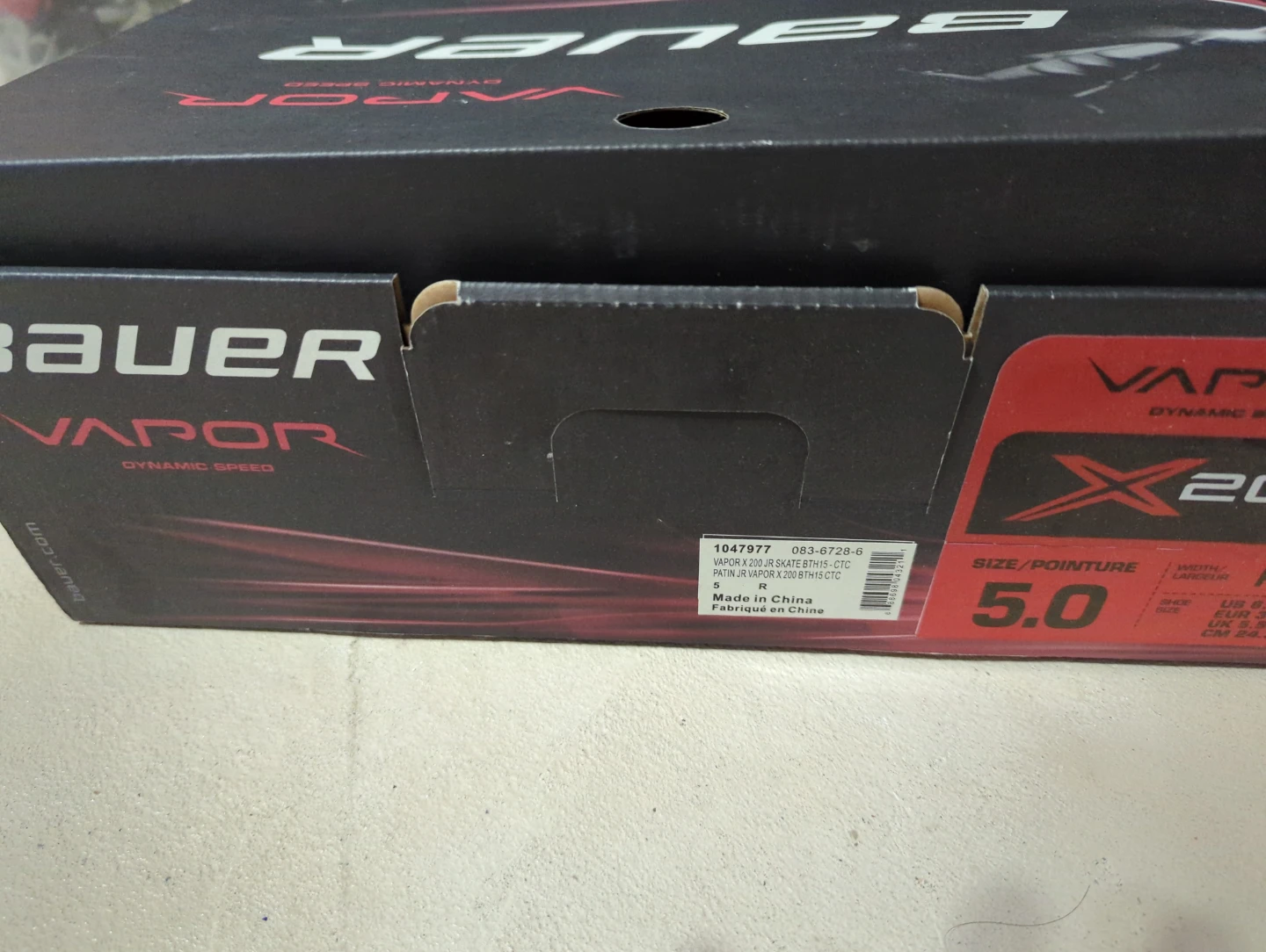 Bauer Vapor X200 Junior Skates Size 5.0 - photo 4