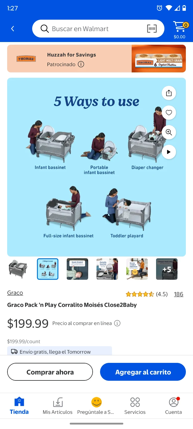 Graco Pack 'n Play Corralito Moisés Close2Baby