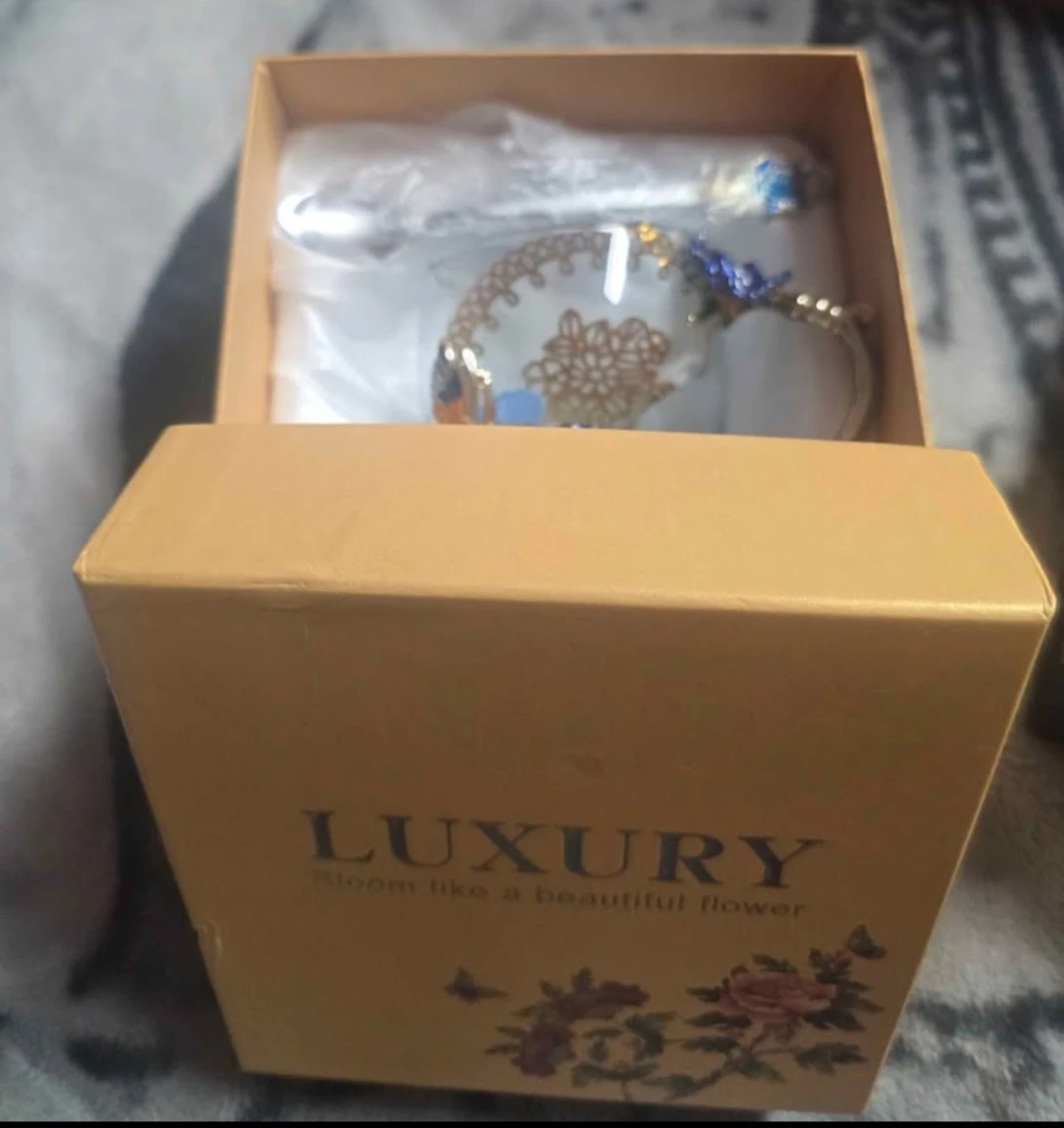 Butterfly Tea Cup and Spoon Set - photo 2
