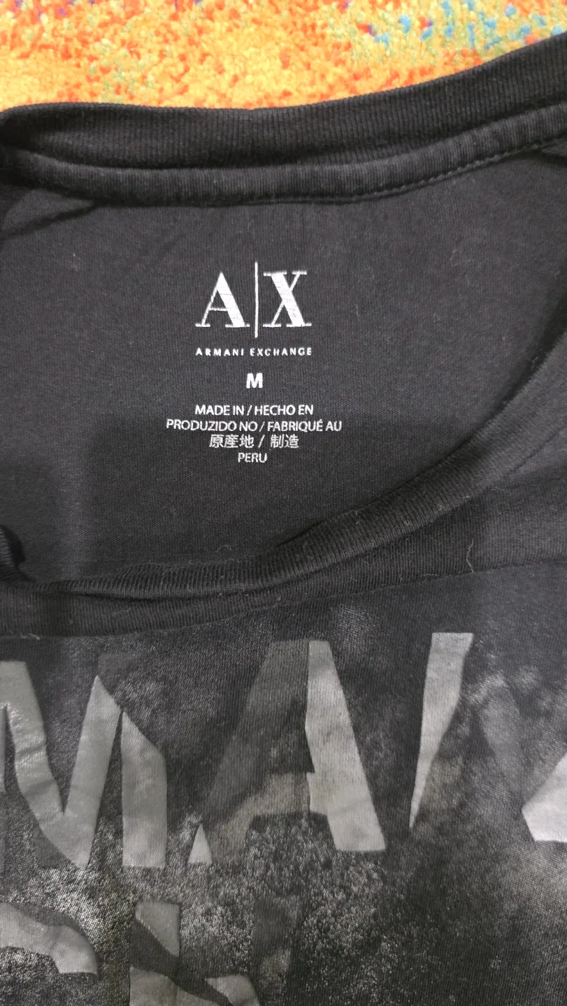 2 Black Emporio Armani  T-Shirt's Size M - photo 3