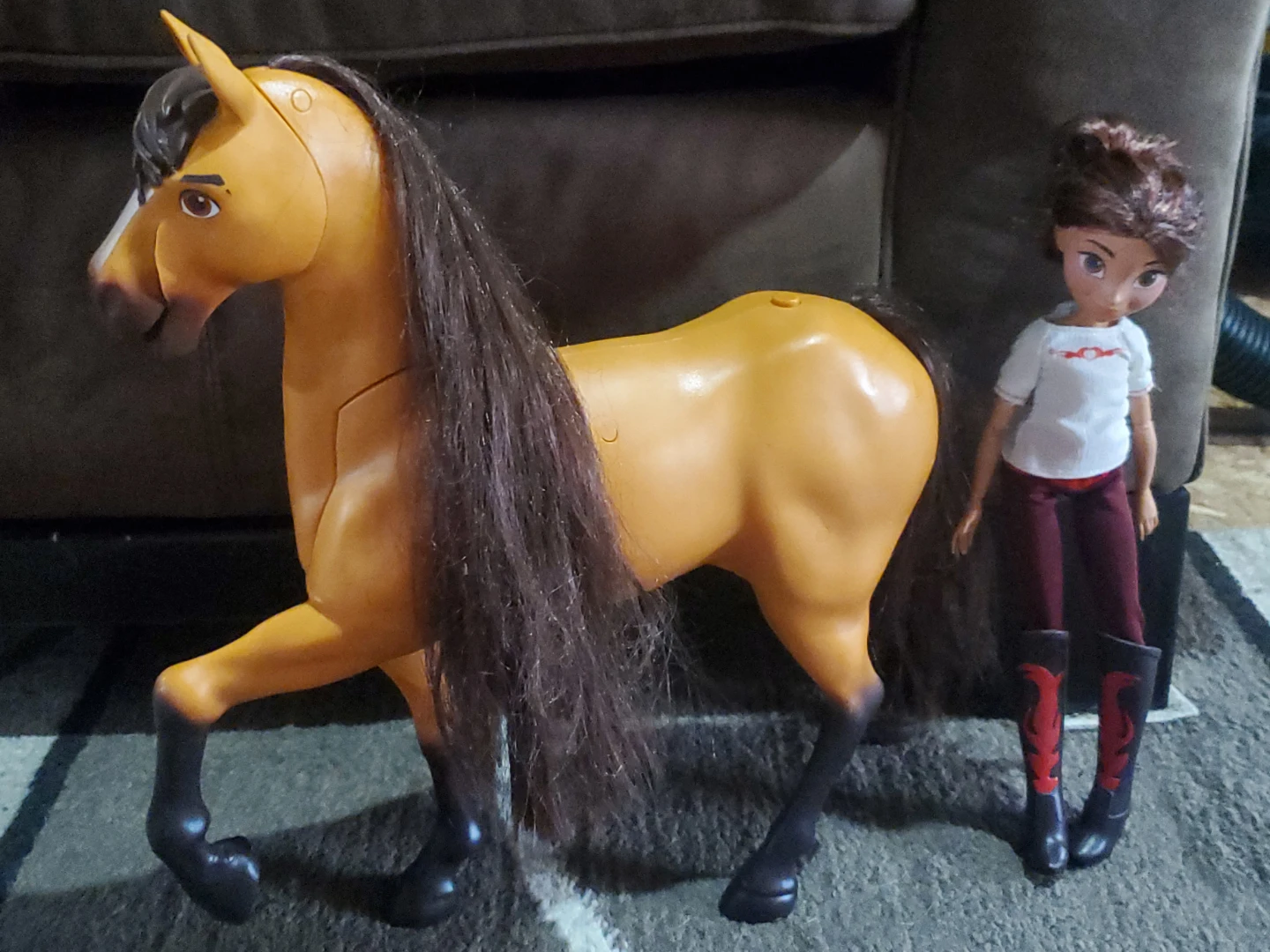 Spirit and Lucky Horse and Doll