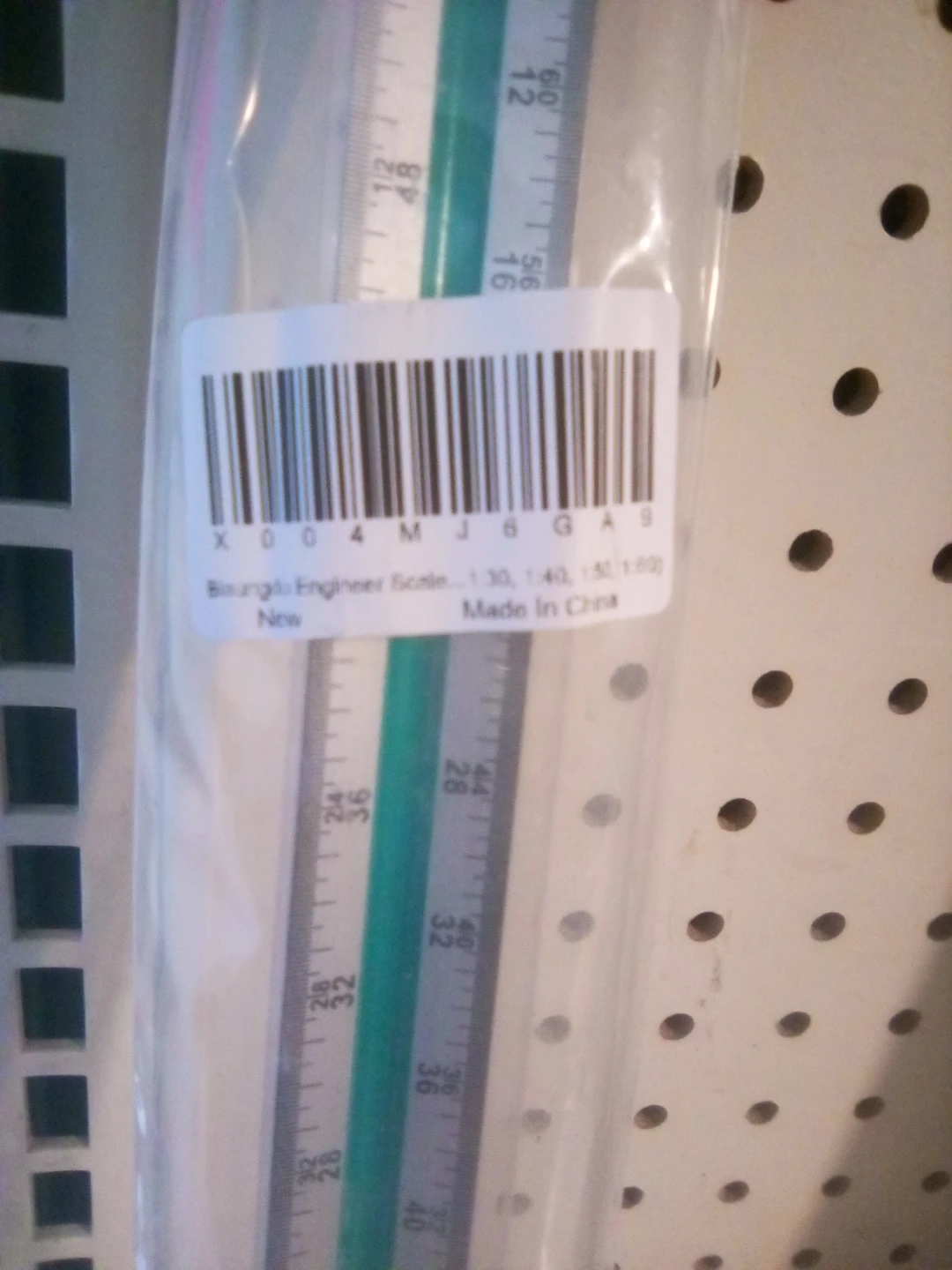 Bixungdo Triangular Engineer Scale Ruler