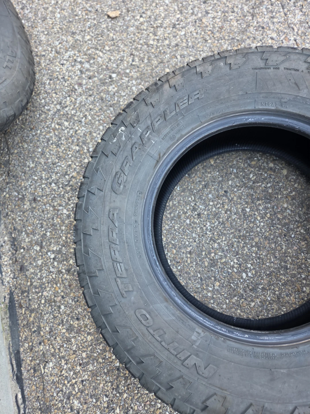 2 tire Nitto Terra Grappler All Terrain P265/70R17 ) - photo 3