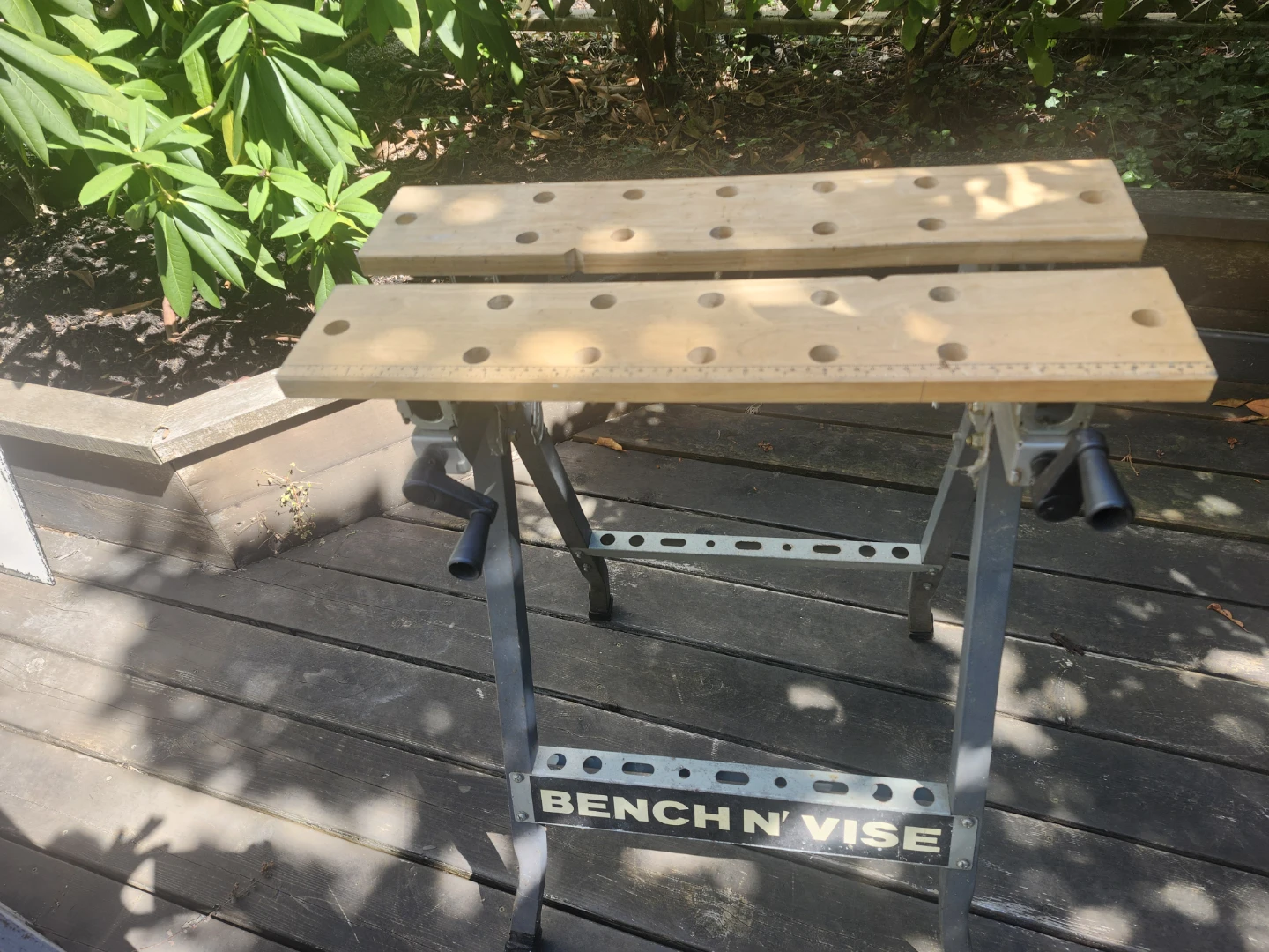 Bench N' Vise Folding Portable Workbench