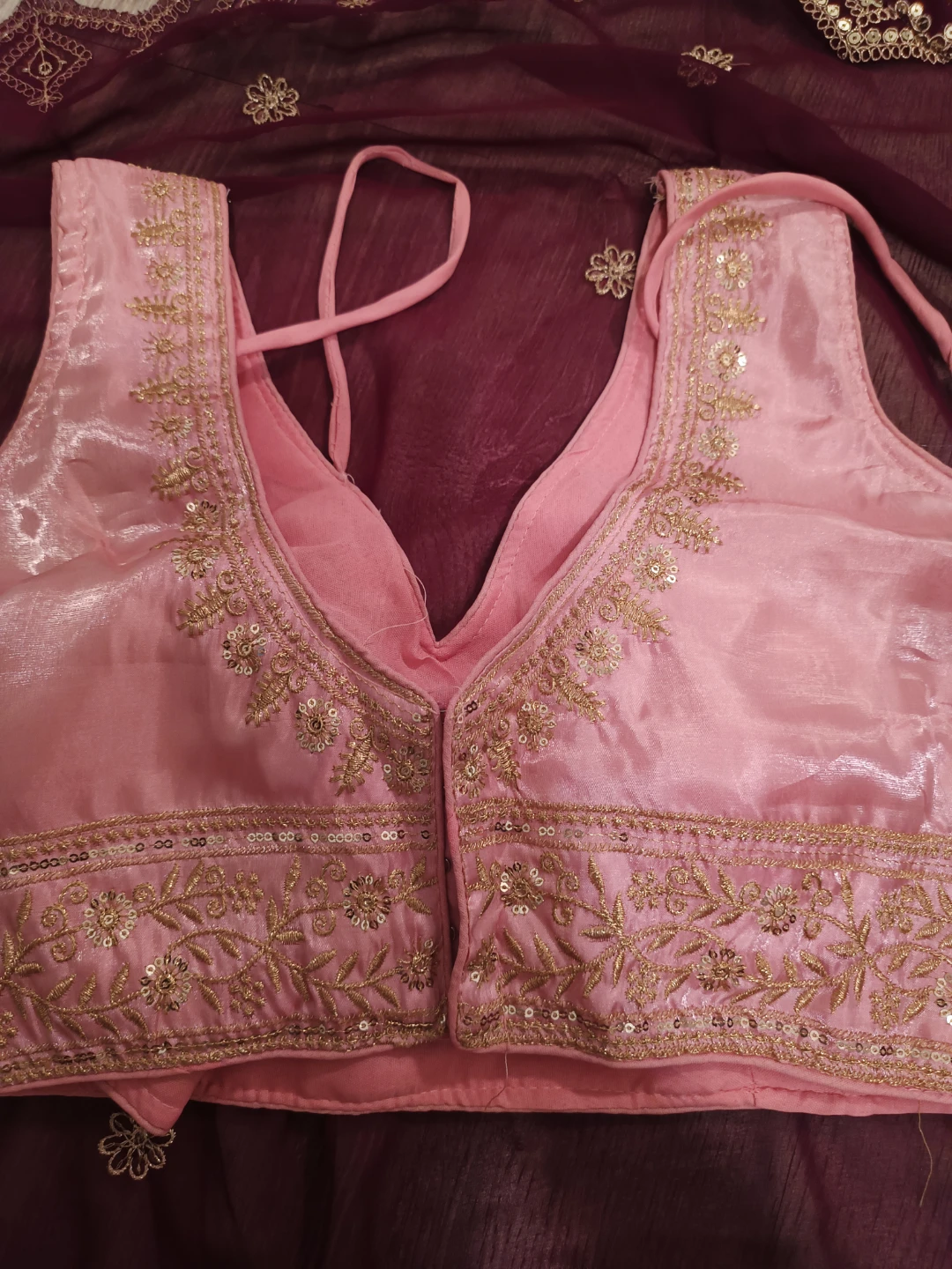 Brand new Pink Embellished Blouse Sleeves are also available - photo 2
