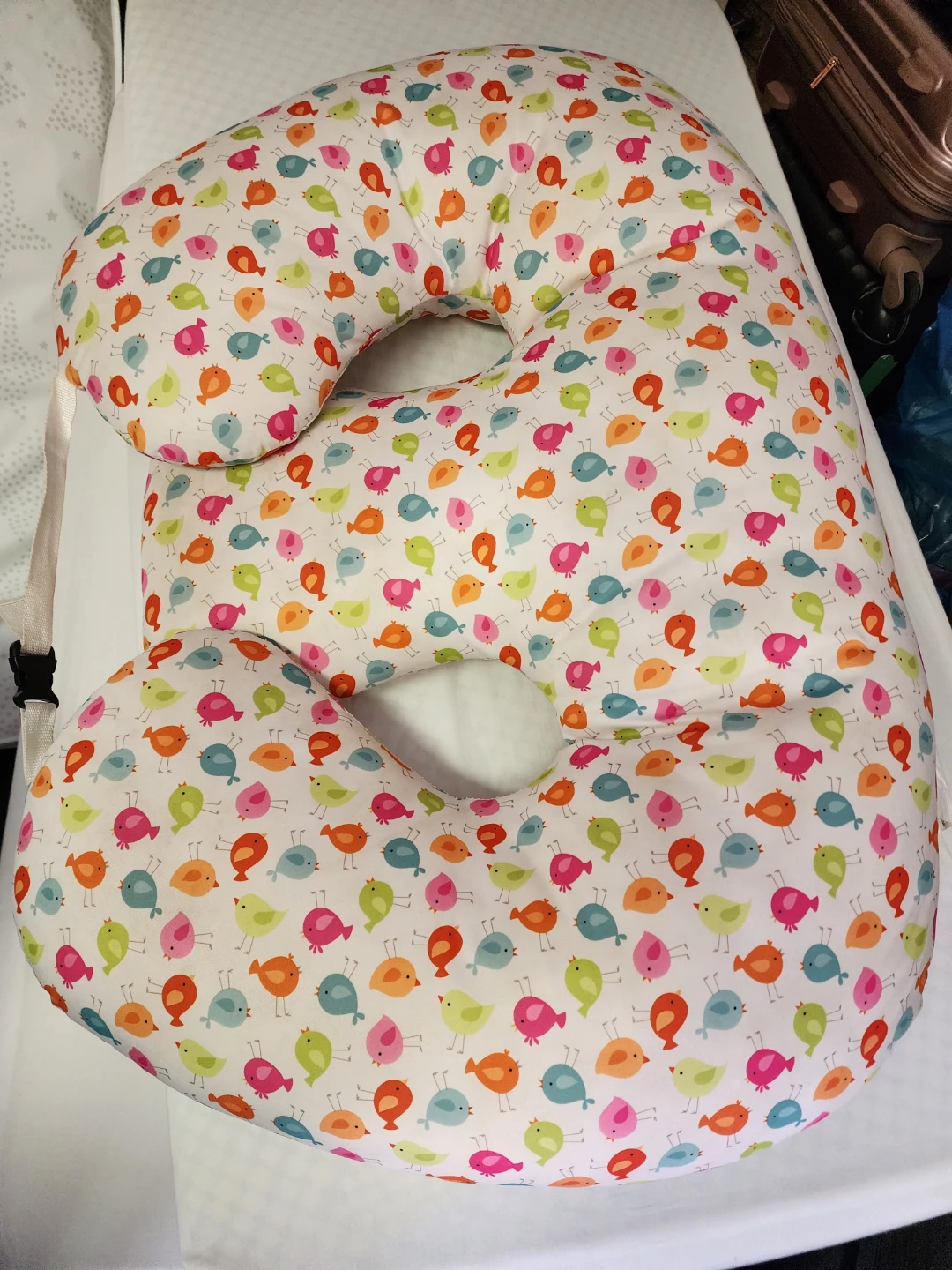 Nursing Pillow for Twins - Bird Print