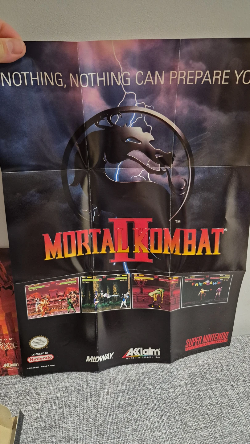 Mortal Kombat II Super Nintendo SNES Game - photo 5