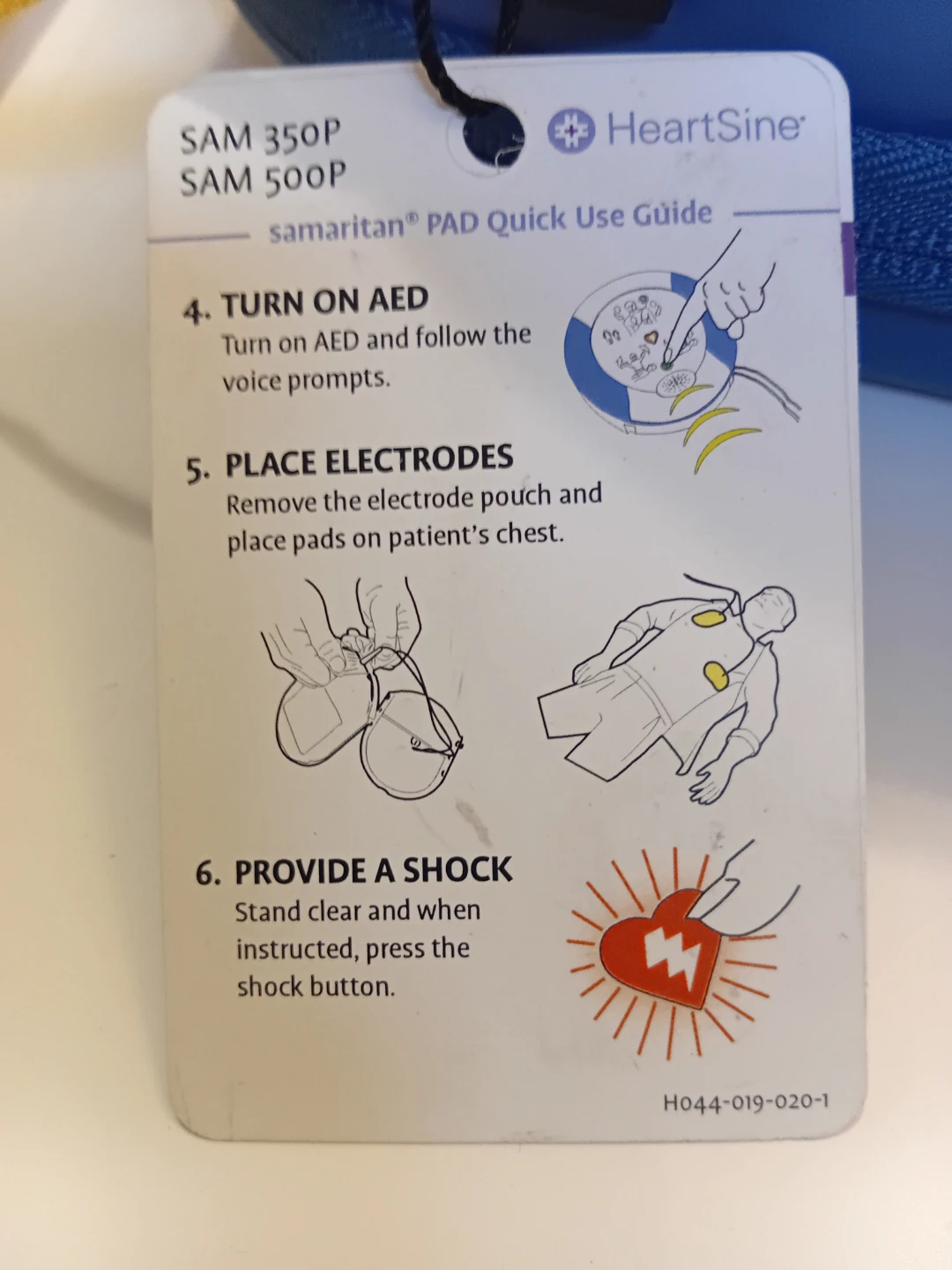HeartSine samaritan PAD AED SAM 350P Defibrillator - photo 3