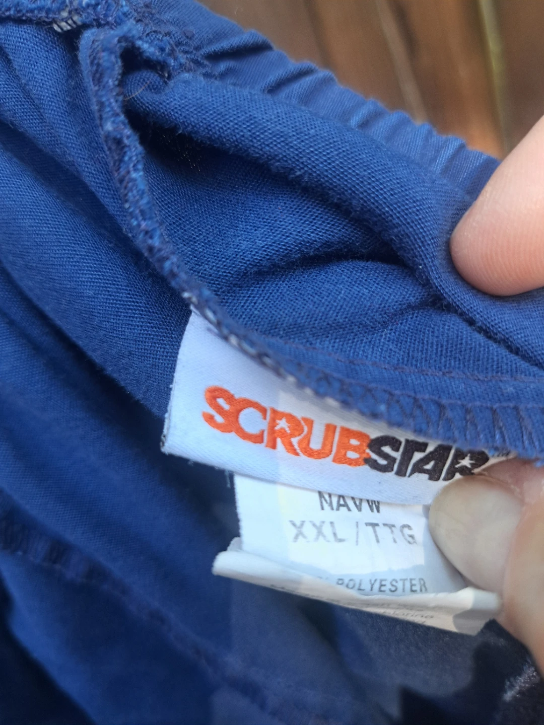 3 Blue V-Neck Scrub Tops - photo 4