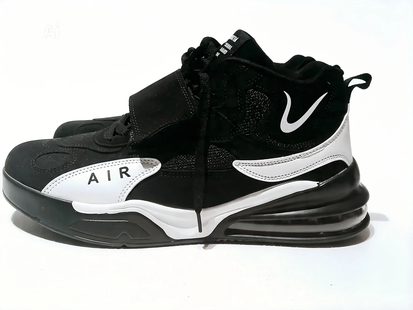 Black & White Fashion "AIR" Sneakers - photo 3