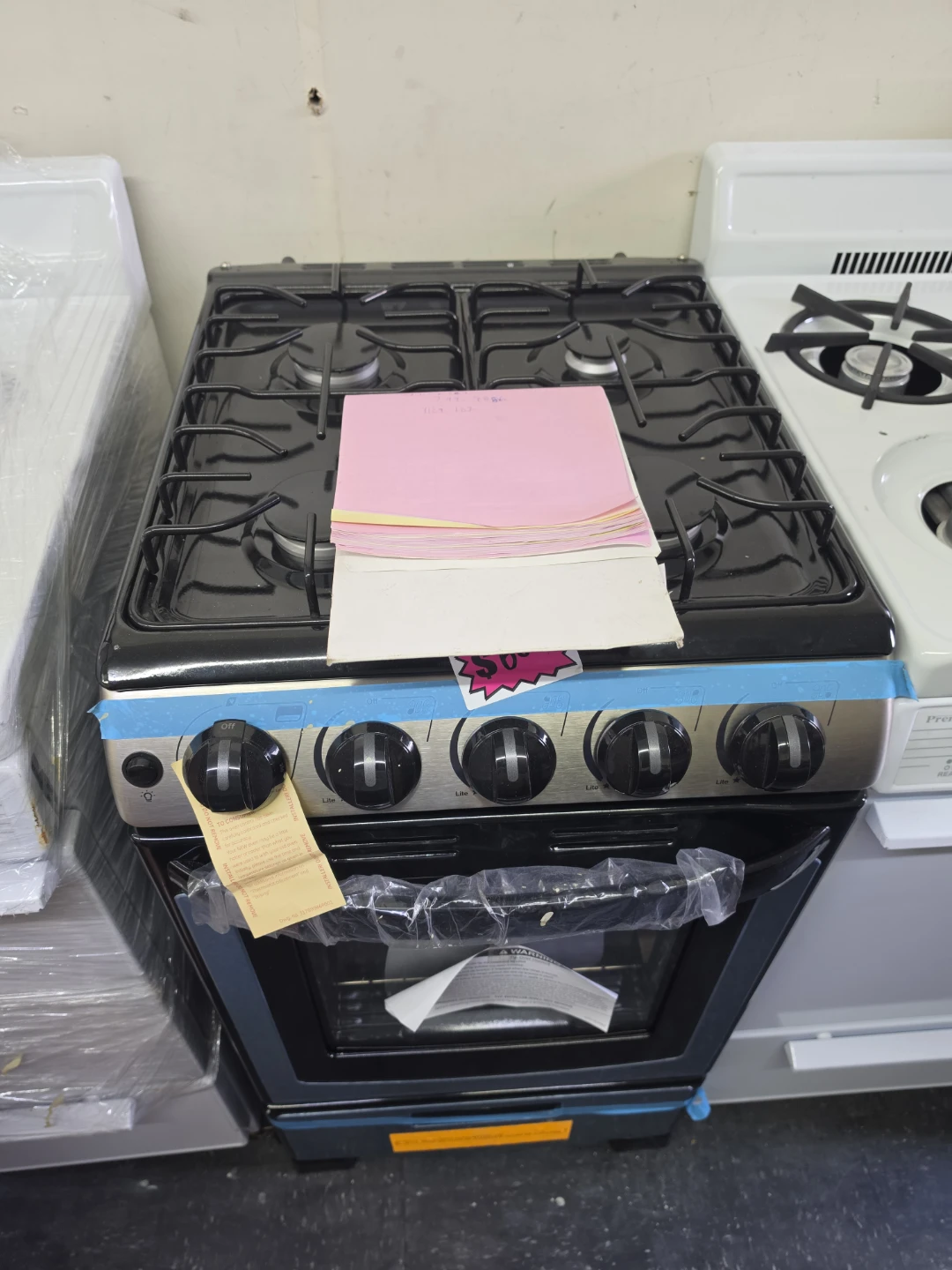 Summit 20in Gas Range Stove