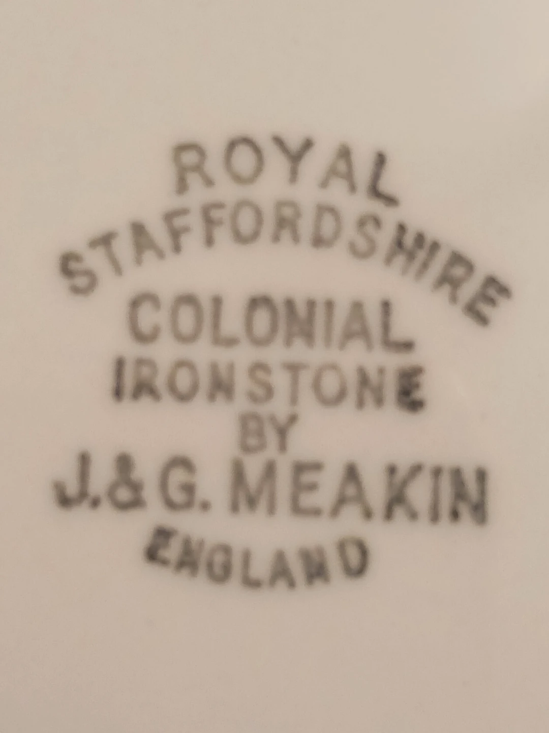 4× Royal Staffordshire Colonial Ironstone plates set of 4 - photo 5