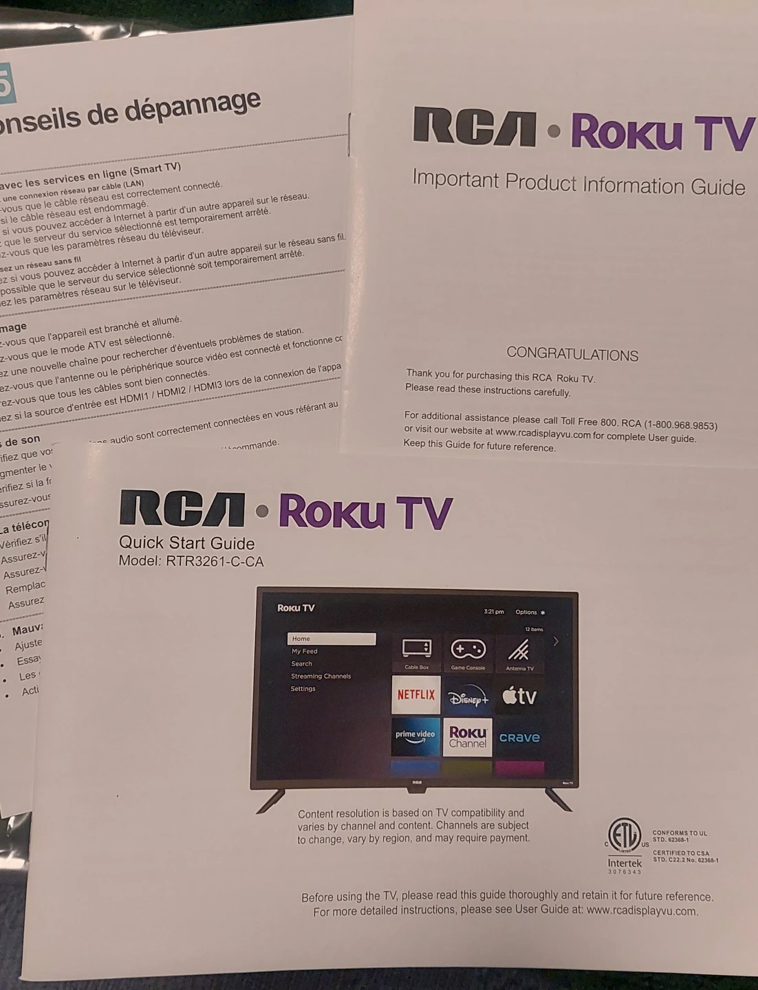 RCA Roku TV 32" Smart TV RTR3261-C-CA - photo 4