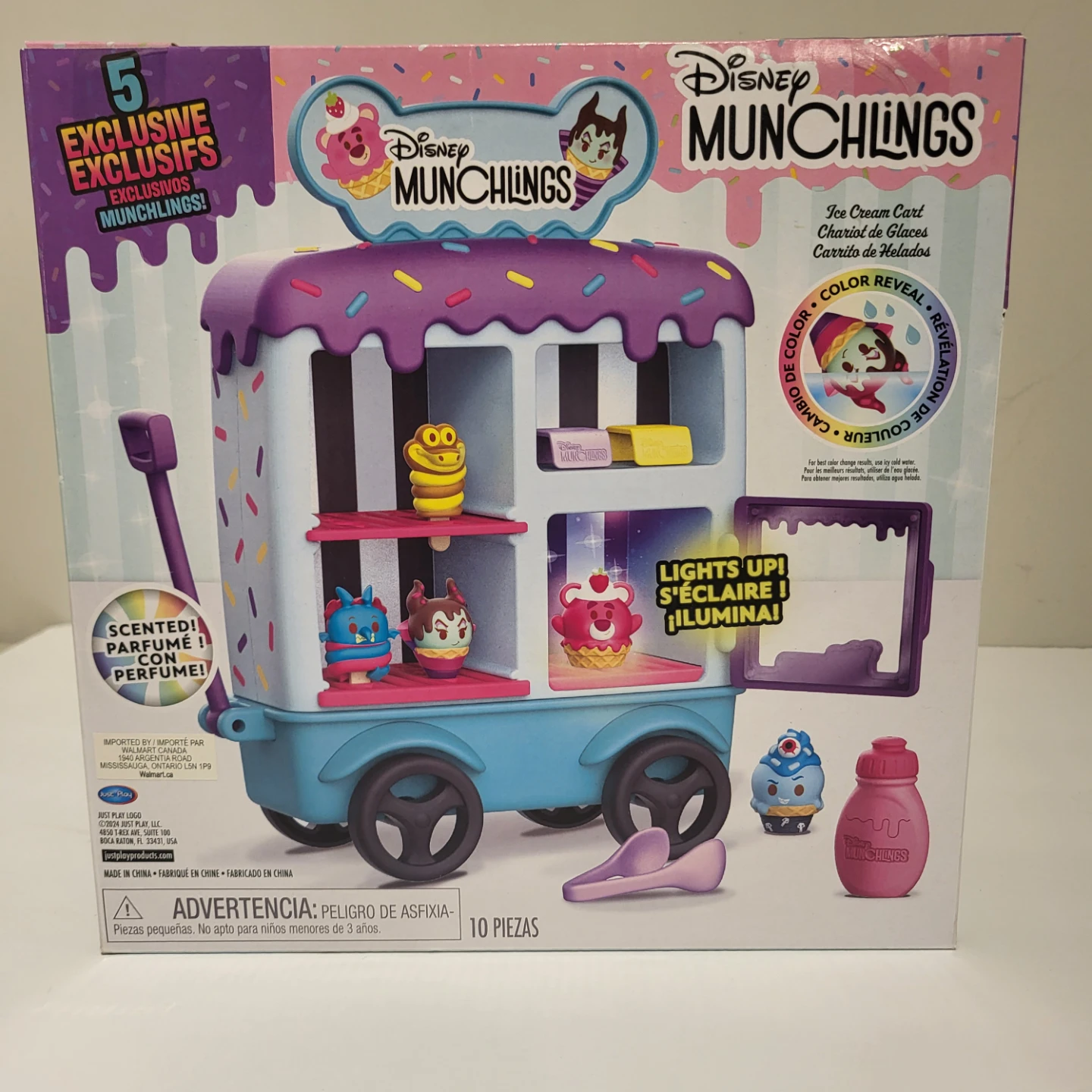 Disney Munchlings Ice Cream Cart Playset with Figures - photo 2