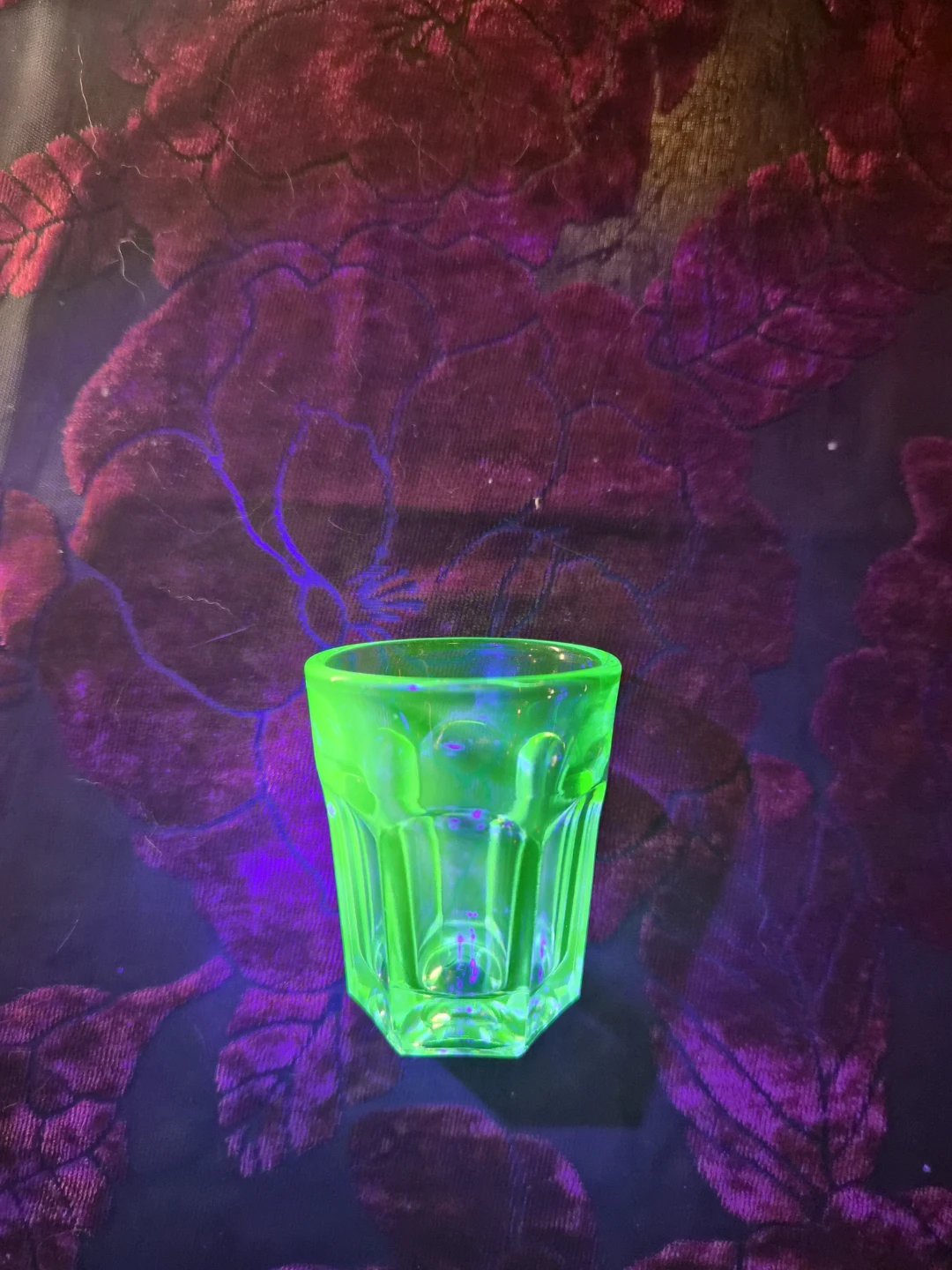 Vintage uranium Shot Glass